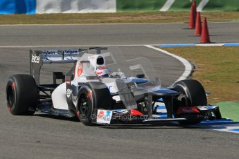 © 2012 Octane Photographic Ltd. Jerez Winter Test Day 1 - Tuesday 7th February 2012. Sauber C31 - Kamui Kobayashi. Digital Ref : 0217lw7d4640