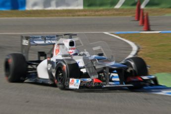 © 2012 Octane Photographic Ltd. Jerez Winter Test Day 1 - Tuesday 7th February 2012. Sauber C31 - Kamui Kobayashi. Digital Ref : 0217lw7d4640_blur