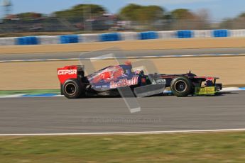 © 2012 Octane Photographic Ltd. Jerez Winter Test Day 1 - Tuesday 7th February 2012. Toro Rosso STR7 - Daniel Ricciardo. Digital Ref : 0217lw7d4705