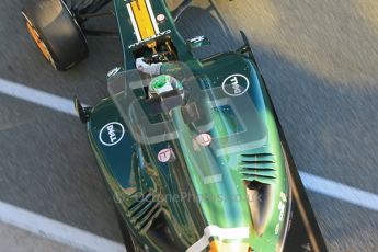 © 2012 Octane Photographic Ltd. Jerez Winter Test Day 2 - Wednesday 8th February 2012. Caterham CT01 - Heikki Kovalainen. Digital Ref : 0218lw1d4878