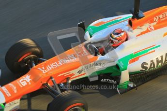 © 2012 Octane Photographic Ltd. Jerez Winter Test Day 2 - Wednesday 8th February 2012. Force India VJM05 - Jules Bianchi. Digital Ref : 0218lw1d4913