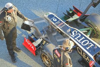 © 2012 Octane Photographic Ltd. Jerez Winter Test Day 2 - Wednesday 8th February 2012. Lotus E20 - Kimi Raikkonen. Digital Ref : 0218lw1d4977