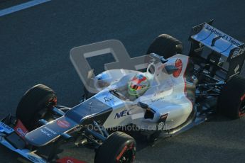 © 2012 Octane Photographic Ltd. Jerez Winter Test Day 2 - Wednesday 8th February 2012. Sauber C31 - Sergio Perez. Digital Ref : 0218lw1d5054