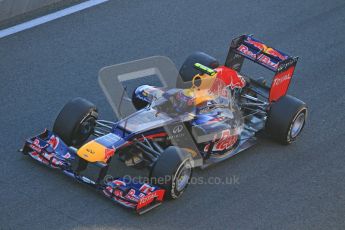 © 2012 Octane Photographic Ltd. Jerez Winter Test Day 2 - Wednesday 8th February 2012. Red Bull RB8 - Mark Webber. Digital Ref : 0218lw1d5144