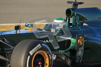 © 2012 Octane Photographic Ltd. Jerez Winter Test Day 2 - Wednesday 8th February 2012. Caterham CT01 - Heikki Kovalainen. Digital Ref :  0218lw1d5340