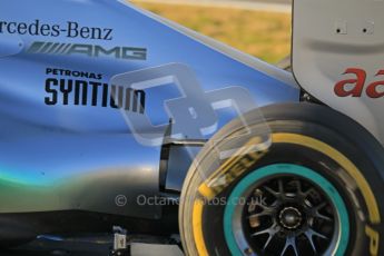 © 2012 Octane Photographic Ltd. Jerez Winter Test Day 2 - Wednesday 8th February 2012. Mercedes MGP W02 - Michael Schumacher. Digital Ref : 0218lw1d5352