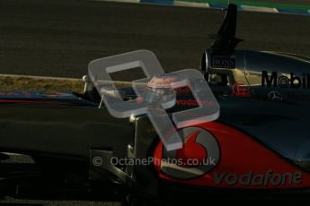 © 2012 Octane Photographic Ltd. Jerez Winter Test Day 2 - Wednesday 8th February 2012. McLaren MP4/27 - Jenson Button. Digital Ref : 0218lw1d5412