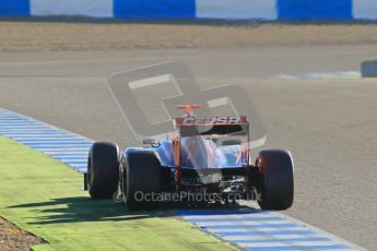 © 2012 Octane Photographic Ltd. Jerez Winter Test Day 2 - Wednesday 8th February 2012. Toro Rosso STR7 - Daniel Ricciardo. Digital Ref : 0218lw1d5545