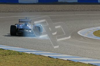 © 2012 Octane Photographic Ltd. Jerez Winter Test Day 2 - Wednesday 8th February 2012. Williams FW34 - Pastor Maldonado. Digital Ref : 0218lw1d5710