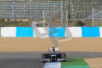 © 2012 Octane Photographic Ltd. Jerez Winter Test Day 2 - Wednesday 8th February 2012. Williams FW34 - Pastor Maldonado. Digital Ref : 0218lw1d5786