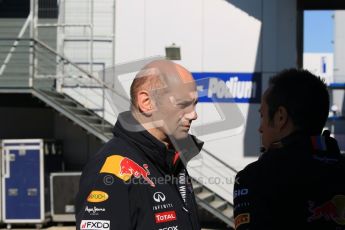 © 2012 Octane Photographic Ltd. Jerez Winter Test Day 2 - Wednesday 8th February 2012. Red Bull. Adrian Newey. Digital Ref : 0218lw1d6062