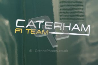 © 2012 Octane Photographic Ltd. Jerez Winter Test Day 2 - Wednesday 8th February 2012. Caterham F1 team sign. Digital Ref : 0218lw1d6070