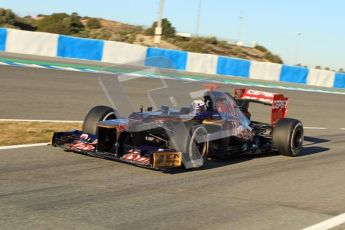 © 2012 Octane Photographic Ltd. Jerez Winter Test Day 2 - Wednesday 8th February 2012. Toro Rosso STR7 - Daniel Ricciardo. Digital Ref : 0218lw7d3494