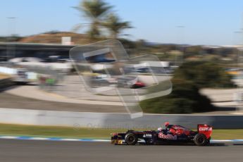 © 2012 Octane Photographic Ltd. Jerez Winter Test Day 2 - Wednesday 8th February 2012. Toro Rosso STR7 - Daniel Ricciardo. Digital Ref : 0218lw7d3553
