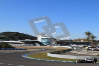 © 2012 Octane Photographic Ltd. Jerez Winter Test Day 2 - Wednesday 8th February 2012. Williams FW34 - Pastor Maldonado. Digital Ref :  0218lw7d3582