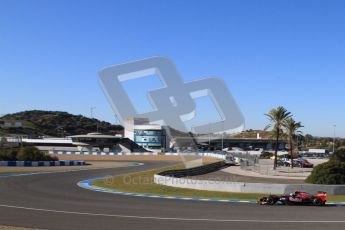 © 2012 Octane Photographic Ltd. Jerez Winter Test Day 2 - Wednesday 8th February 2012. Toro Rosso STR7 - Daniel Ricciardo. Digital Ref :  0218lw7d3593
