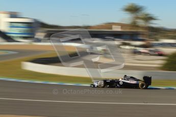 © 2012 Octane Photographic Ltd. Jerez Winter Test Day 2 - Wednesday 8th February 2012. Williams FW34 - Pastor Maldonado. Digital Ref :  0218lw7d3658