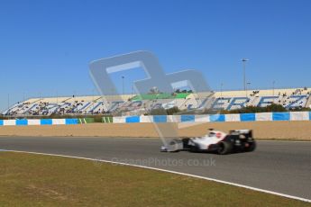 © 2012 Octane Photographic Ltd. Jerez Winter Test Day 2 - Wednesday 8th February 2012. Sauber C31 - Sergio Perez. Digital Ref : 0218lw7d3718