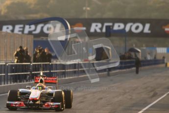 © 2012 Octane Photographic Ltd. Jerez Winter Test Day 3 - Thursday 9th February 2012. McLaren MP4/27 - Lewis Hamilton. Digital Ref : 0219lw1d6166