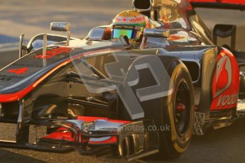 © 2012 Octane Photographic Ltd. Jerez Winter Test Day 3 - Thursday 9th February 2012. McLaren MP4/27 - Lewis Hamilton. Digital Ref : 0219lw1d6179