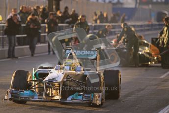 © 2012 Octane Photographic Ltd. Jerez Winter Test Day 3 - Thursday 9th February 2012. Mercedes MGP W02 - Nico Rosberg. Digital Ref : 0219lw1d6198