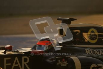 © 2012 Octane Photographic Ltd. Jerez Winter Test Day 3 - Thursday 9th February 2012. Lotus E20 - Romain Grosjean. Digital Ref : 0219lw1d6215