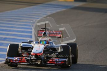 © 2012 Octane Photographic Ltd. Jerez Winter Test Day 3 - Thursday 9th February 2012. McLaren MP4/27 - Lewis Hamilton. Digital Ref : 0219lw1d6320