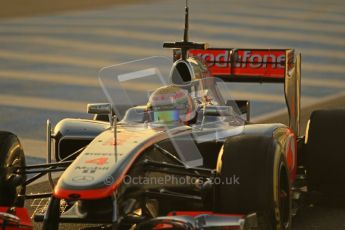 © 2012 Octane Photographic Ltd. Jerez Winter Test Day 3 - Thursday 9th February 2012. McLaren MP4/27 - Lewis Hamilton. Digital Ref : 0219lw1d6324