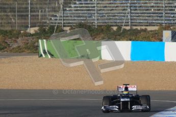 © 2012 Octane Photographic Ltd. Jerez Winter Test Day 3 - Thursday 9th February 2012. Williams FW34 - Bruno Senna. Digital Ref : 0219lw1d6641