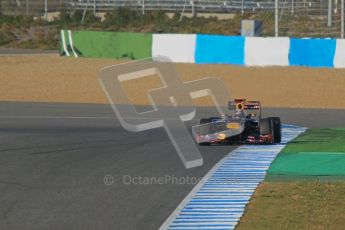 © 2012 Octane Photographic Ltd. Jerez Winter Test Day 3 - Thursday 9th February 2012. Red Bull RB8 - Sebastian Vettel. Digital Ref : 0219lw1d6918
