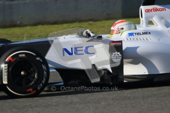 © 2012 Octane Photographic Ltd. Jerez Winter Test Day 3 - Thursday 9th February 2012. Sauber C31 - Sergio Perez. Digital Ref : 0219lw1d6955