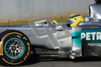 © 2012 Octane Photographic Ltd. Jerez Winter Test Day 3 - Thursday 9th February 2012. Mercedes MGP W02 - Nico Rosberg. Digital Ref : 0219lw1d7011