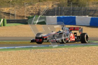 © 2012 Octane Photographic Ltd. Jerez Winter Test Day 3 - Thursday 9th February 2012. McLaren MP4/27 - Lewis Hamilton. Digital Ref : 0219lw1d7116