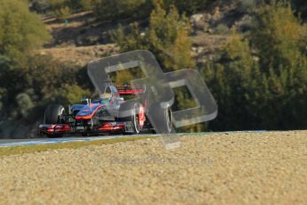 © 2012 Octane Photographic Ltd. Jerez Winter Test Day 3 - Thursday 9th February 2012. McLaren MP4/27 - Lewis Hamilton. Digital Ref : 0219lw1d7564