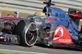 © 2012 Octane Photographic Ltd. Jerez Winter Test Day 3 - Thursday 9th February 2012. McLaren MP4/27 - Lewis Hamilton. Digital Ref : 0219lw1d7572