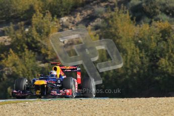 © 2012 Octane Photographic Ltd. Jerez Winter Test Day 3 - Thursday 9th February 2012. Red Bull RB8 - Sebastian Vettel. Digital Ref : 0219lw1d7610