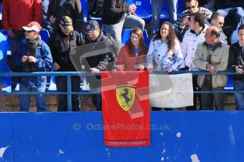 © 2012 Octane Photographic Ltd. Jerez Winter Test Day 3 - Thursday 9th February 2012. Crowds - The Tifossi. Digital Ref : 0219lw1d7649
