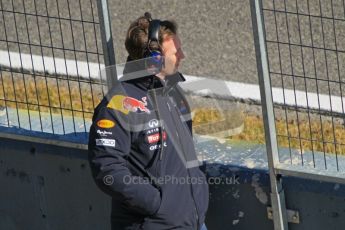 © 2012 Octane Photographic Ltd. Jerez Winter Test Day 3 - Thursday 9th February 2012. Red Bull - Christian Horner. Digital Ref : 0219lw1d7757