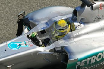 © 2012 Octane Photographic Ltd. Jerez Winter Test Day 3 - Thursday 9th February 2012. Mercedes MGP W02 - Nico Rosberg. Digital Ref : 0219lw1d7883