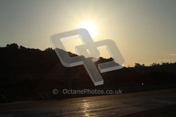 © 2012 Octane Photographic Ltd. Jerez Winter Test Day 3 - Thursday 9th February 2012. Jerez circuit sunrise. Digital Ref : 0219lw7d3764
