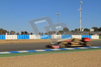 © 2012 Octane Photographic Ltd. Jerez Winter Test Day 3 - Thursday 9th February 2012. Lotus E20 - Romain Grosjean. Digital Ref : 0219lw7d3853