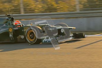 © 2012 Octane Photographic Ltd. Jerez Winter Test Day 4 - Friday 10th February 2012. Caterham CT01 - Jarno Trulli. Digital Ref : 0221lw1d8213