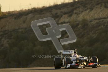 © 2012 Octane Photographic Ltd. Jerez Winter Test Day 4 - Friday 10th February 2012. Sauber C31 - Kamui Kobayashi. Digital Ref : 0221lw1d8273