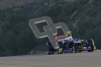 © 2012 Octane Photographic Ltd. Jerez Winter Test Day 4 - Friday 10th February 2012. Toro Rosso STR7 - Jean-Eric Vergne. Digital Ref : 0221lw1d8294