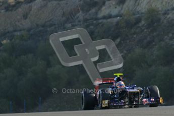 © 2012 Octane Photographic Ltd. Jerez Winter Test Day 4 - Friday 10th February 2012. Toro Rosso STR7 - Jean-Eric Vergne. Digital Ref : 0221lw1d8585