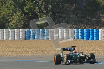 © 2012 Octane Photographic Ltd. Jerez Winter Test Day 4 - Friday 10th February 2012. Caterham CT01 - Jarno Trulli. Digital Ref : 0221lw1d9242