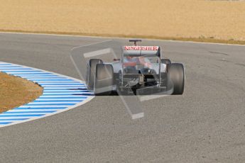 © 2012 Octane Photographic Ltd. Jerez Winter Test Day 4 - Friday 10th February 2012. Force India VJM05 - Nico Hulkenberg. Digital Ref : 0221lw1d9420