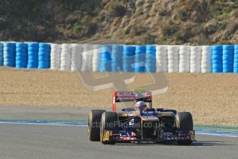 © 2012 Octane Photographic Ltd. Jerez Winter Test Day 4 - Friday 10th February 2012. Toro Rosso STR7 - Jean-Eric Vergne. Digital Ref : 0221lw1d9471