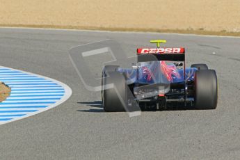 © 2012 Octane Photographic Ltd. Jerez Winter Test Day 4 - Friday 10th February 2012. Toro Rosso STR7 - Jean-Eric Vergne. Digital Ref : 0221lw1d9478