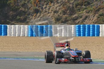 © 2012 Octane Photographic Ltd. Jerez Winter Test Day 4 - Friday 10th February 2012. McLaren MP4/27 - Lewis Hamilton. Digital Ref : 0221lw1d9565